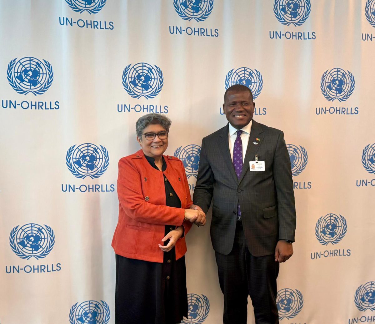 Le Ministre Nabé chez son amie Mme Rabab Fatima, Secrétaire générale adjointe des Nations Unies et Haute Représentante pour les PMA