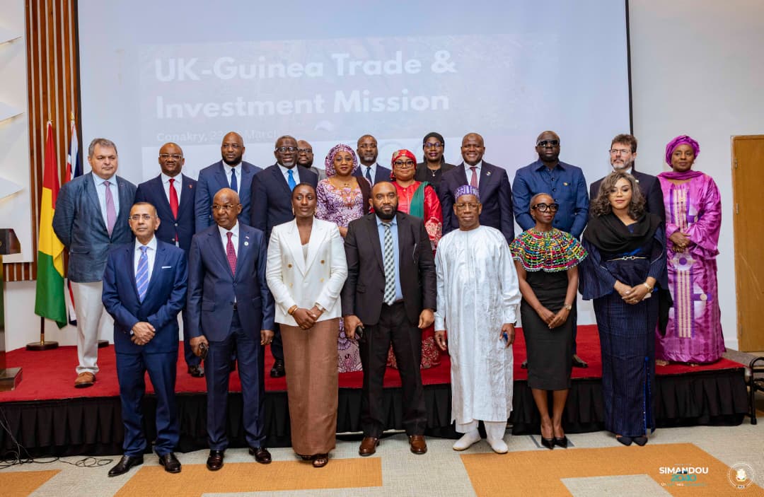 Conakry accueille une mission britannique de haut niveau : Un tournant historique avec la mobilisation d’un portefeuille de 1,8 milliard de livres sterling